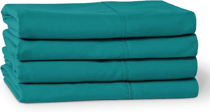 Bare Home Microfiber King Pillowcase Set of 4 - Emerald, 20x40