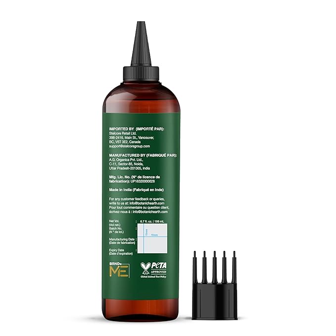 Botanic Hearth 100% Pure Tea Tree Oil For Hair Growth | Infused with Jojoba & Grapeseed Oils | Hair Oil Repairs Dry Damaged Hair, Strengthening, Healthier - Hair Tonic, 6.7 fl oz