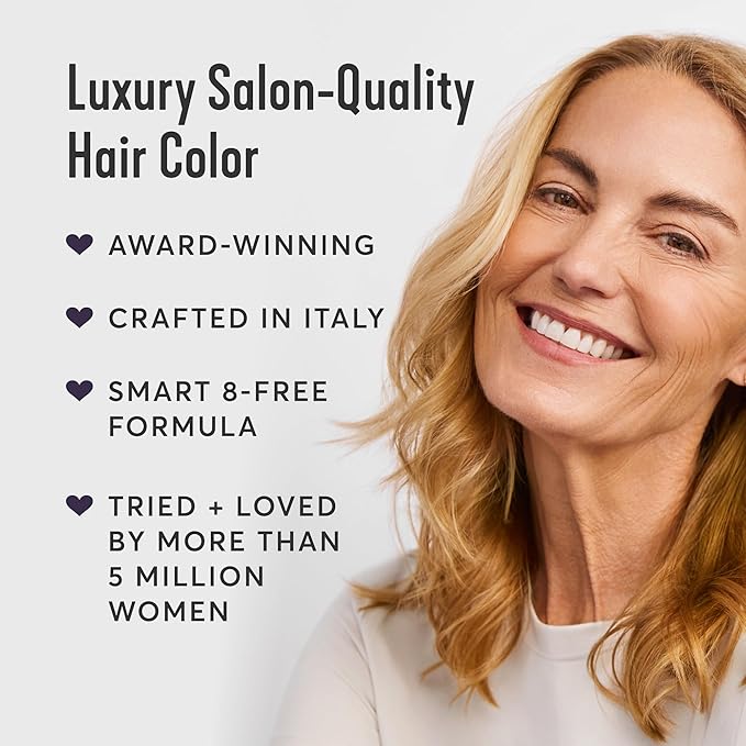Madison Reed Radiant Hair Color Kit - 10NGV Light Golden Blonde (Amalfi Blonde), Dimensional Gray Hair Blending Permanent Hair Dye, PPD-Free & Ammonia-Free, 2 Pack