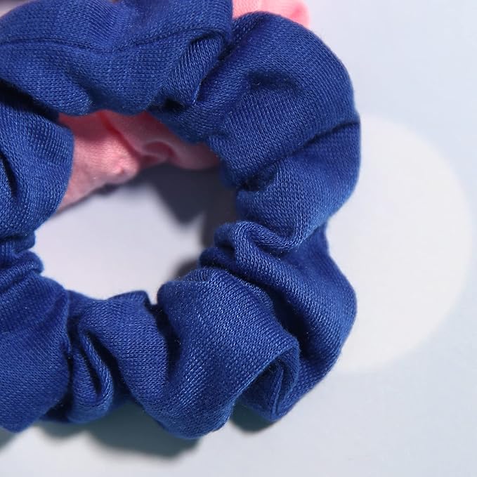 SUSULU Pack of 16pcs Soft Hair Scrunchies Single Jersey Solid Color Ponytail Holders Elastic Hair Ties for Women Accessories