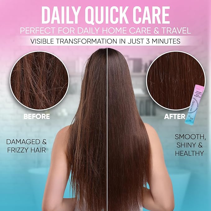 ADELLINE Miracle Hair Ampoule 15 Set | Korean Hair Care with 4 Low-Molecular Proteins & 17 Amino Acids | Water-to-Cream Hair Filler for Damaged Hair | Silicone-Free Scalp & Volume Treatment