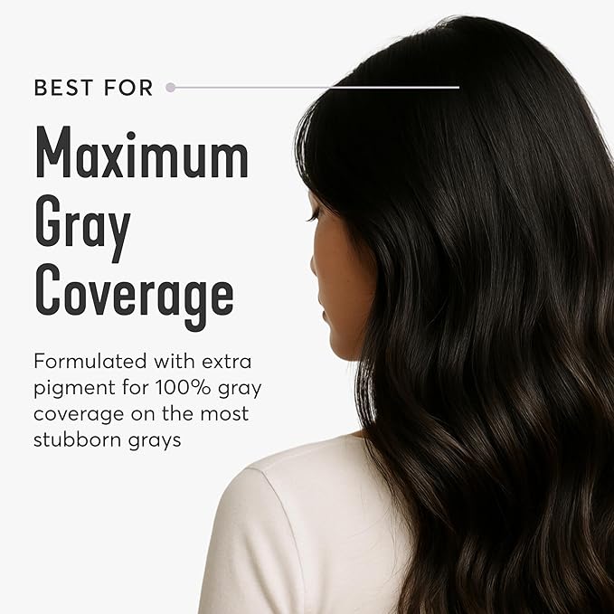 Madison Reed Radiant Hair Color Kit - 3NNA Cool Black-Brown with Ash Undertones (Positano Black), Dimensional Gray Hair Blending Permanent Hair Dye, PPD-Free & Ammonia-Free, 1 Pack