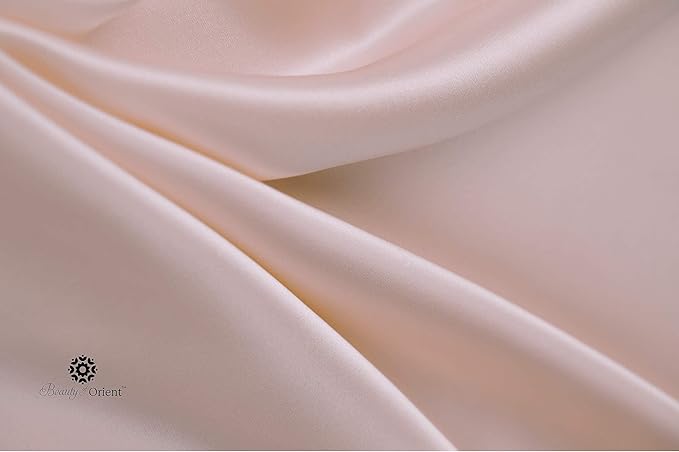 19 Momme Premium Mulberry Pink Silk Pillowcase for Hair and Skin | Handcrafted Hypoallergenic & Anti-Acne 100% Silk Pillow Cases with Zipper | King - 20" x 36", Rose Water