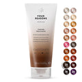 Four Reasons Color Mask - Chocolate - (27 Colors) Toning Treatment, Color Depositing Conditioner, Tone & Enhance Color-Treated Hair - Semi Permanent Hair Dye, Vegan and Cruelty-Free, 6.76 fl oz