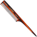 Kent 8T Rat Tail Combs Teasing Comb for Hair Styling and Sectioning, Handmade Fine Tooth Comb Parting Combs for Braiding Hair and Styling for Women, Saw Cut and Hand Polished, Made in England