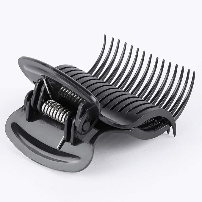 Tbestmax 24 Hot Roller Clips for Hair Curler Claw Clip Replacement Hair Section Styling for Women Girls Black