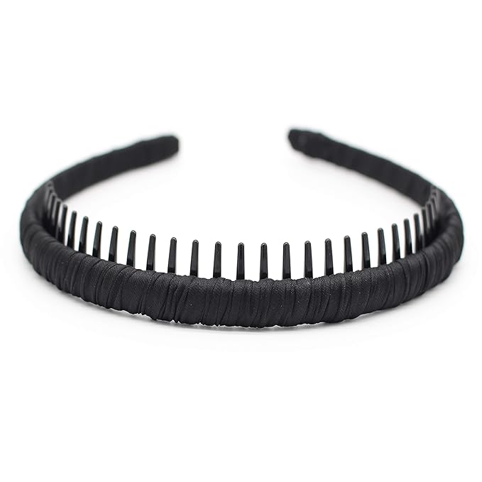 Fashion Hair Bands for Women - Short Hair Headbands, Non-Slip, Resin Hair Accessories (4 Colors)