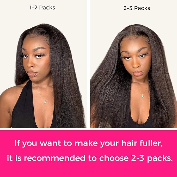 Lashey Seamless Clip in Hair Extensions Human Hair #2 Dark Brown Kinky Straight 7 Pcs 110g 14 Inch Soft Flat PU Weft Real Human Hair Clip in for Women