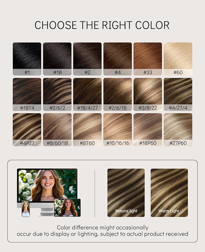 VINBAO Invisi Edge Tape in Extensions Human Hair Dark Brown Highlighted Caramel Blonde 14in 20pcs 40g Injected Tape in Hair Extensions Pro Quality 14inch #4P27