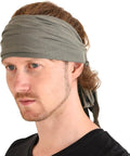 CHARM Japanese Headband Pirate Bandana - Men Ninja Head Wrap Women Hair Band