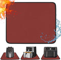 Heat Resistant Mat for Air Fryer, 15 x 18in Heat Resistant Mat for Countertop, Fireproof Silicone Countertop Protector Appliance Slider for Air Fryer, Coffee Maker, Toaster, Oven (Red)