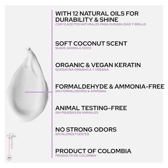 Ritual Botánico Keratina Orgánica | Treatment to Straighten, Repair and Relax Hair | All Natural, Organic & Vegan Ingredients | Product of Colombia | Keratin Small, 120ml/4.05 Fl Oz)