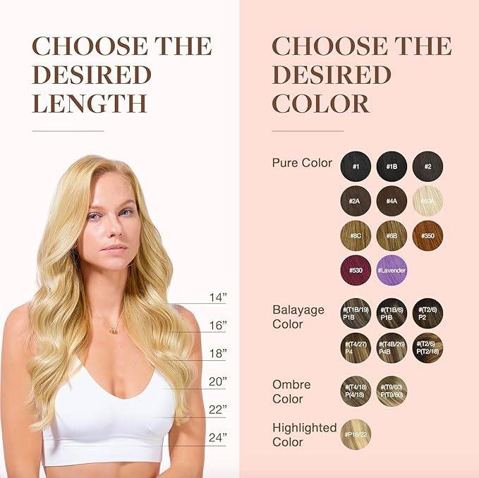 GOO GOO Clip in Hair Extensions Real Human Hair, Remy Human Hair Extensions Clip ins for Women, Natural Human Hair, 16inch 70g 2Pcs, #16/22 Light Blonde Highlighted Golden Blonde