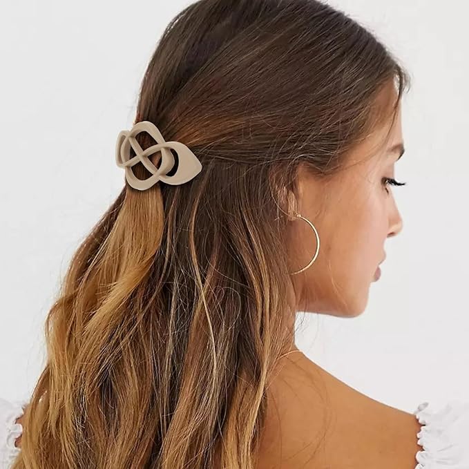Hair Barrettes for Women 4packs Hair Clips French Hair Barrette Clip for Girls Vintage Hair Clips for Thick Thin Long Short Hair Stylish Hair Accessories for Women Girls