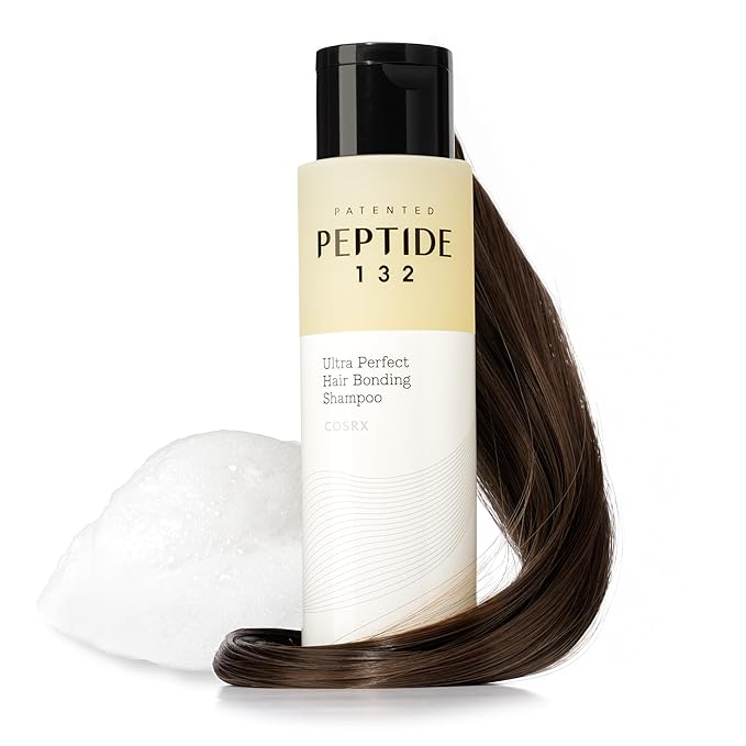 COSRX PEPTIDE 132 Hair Bonding Shampoo - Daily Scalp Treatment for Dandruff, Dry, Itchy or Flaky Scalp - Repairs & Strengthens Damaged Hair, For All Hair Types, Stocking Stuffers – 6.76 fl oz