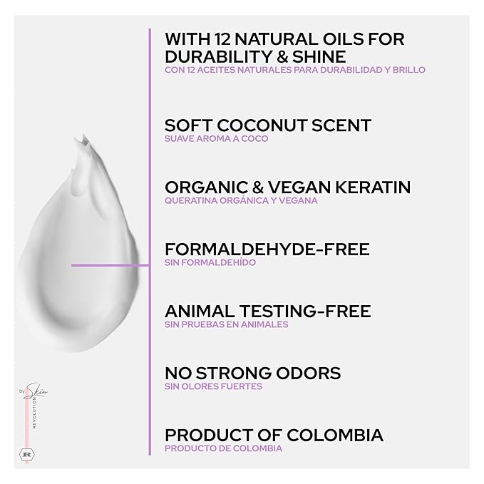 Ritual Botánico Keratina Orgánica | Treatment to Straighten, Repair and Relax Hair | All Natural, Organic & Vegan Ingredients | Product of Colombia| Keratin Medium, 250ml/8.45 Fl Oz)