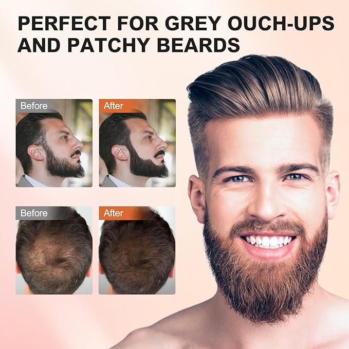 Root Touch Up Powder for Women and Men - Hairline Shadow Coverage, Gray Hair Touch Up for Eyebrows, Beard Line, and Bald Spots (Blonde)