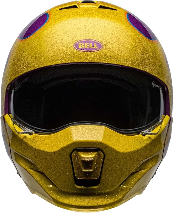 Bell Broozer Helmet (Gloss Ignite Purple/Yellow - Small)
