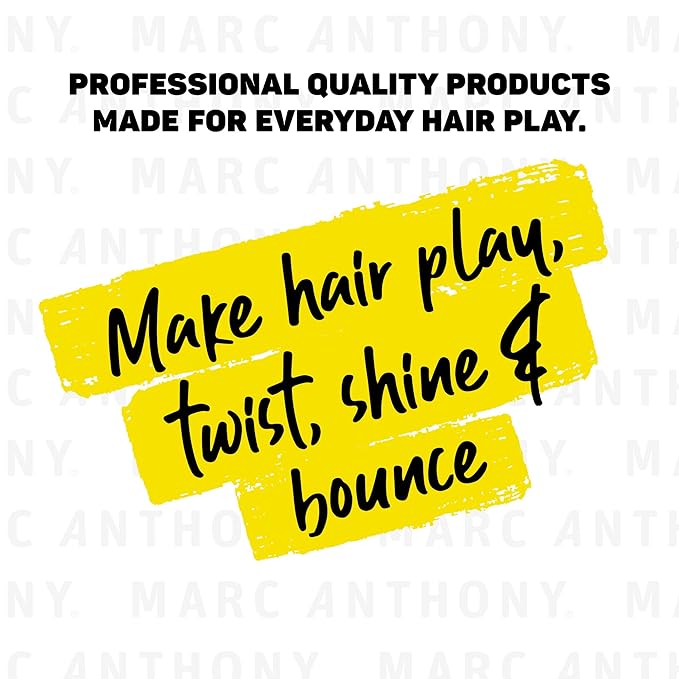 Marc Anthony Curl Defining Hair Styling Lotion for Curly Hair, Strictly Curls - Long Lasting Moisturizing Lightweight Gel for Maximum Curl Definition, Bounce & Shine - Styling Product Reduces Frizz