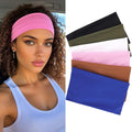 Wide Non-Slip Boho Elastic Women's Headbands - 6 Pack Fashionable Hair Accessories for Yoga, Workouts, Running, and Sports