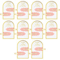 20PCS Bridesmaid Hair Clips No Bend Hair Clips Bridesmaid Hair Accessories Gifts Makeup Creaseless Glitter Hair Clip for Bride Women Girls(20Pcs/10Cards)