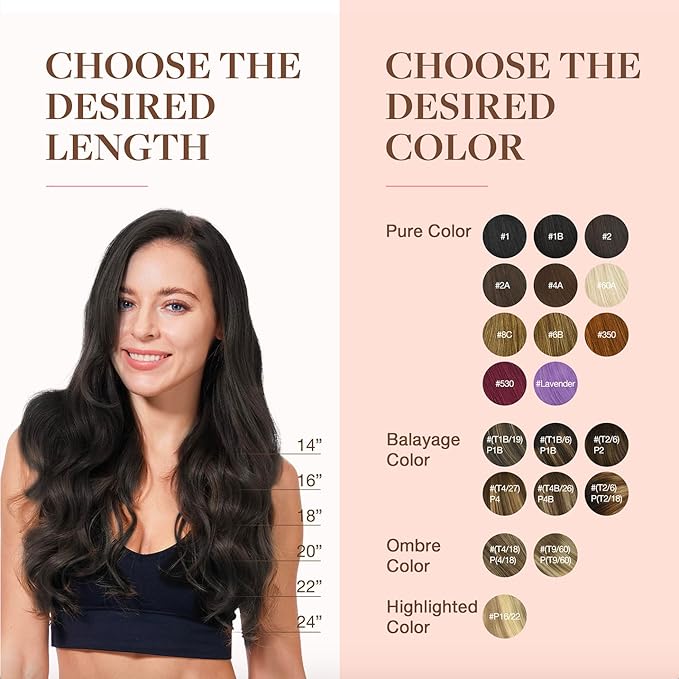 GOO GOO Clip in Hair Extensions Real Human Hair, Remy Human Hair Extensions Clip ins for Women, Natural Human Hair, 18inch 70g 2Pcs, #1B Natural Black