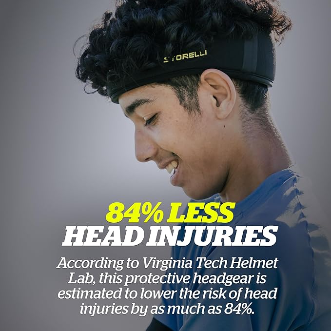 Storelli ExoShield Head Guard, Military-Grade Head Protection, Foam Padding Headband, Official Headgear of US Club Soccer