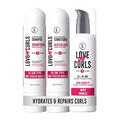 Love Ur Curls - Shampoo & Conditioner Set with All in One Curl Cream Styler for Wavy Hair, 3 Step System for Repair and Moisturizing