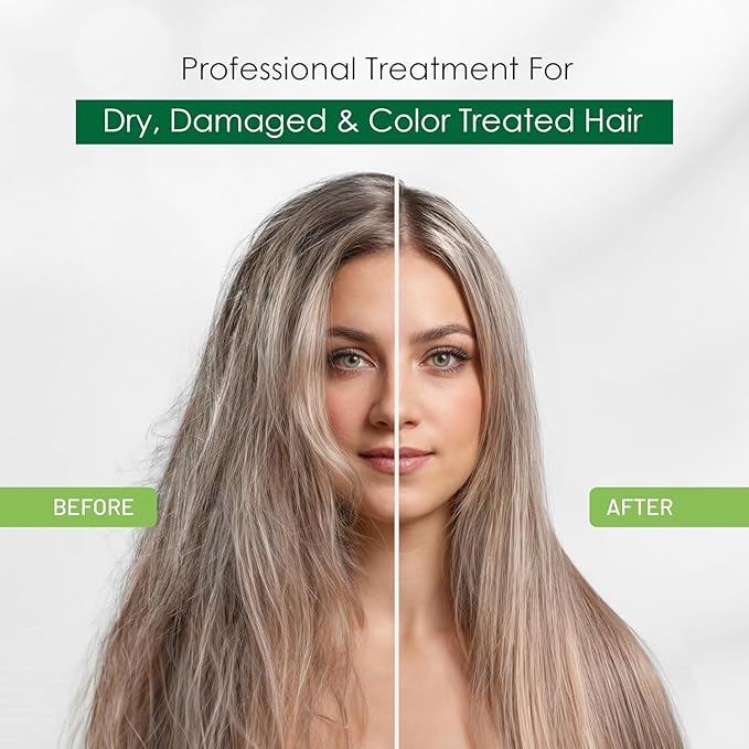 Herbishh Burgundy 3 in 1 Hair Dye Shampoo Keratin & Argan Oil Hair Mask for Dry Damaged Hair 800 ML
