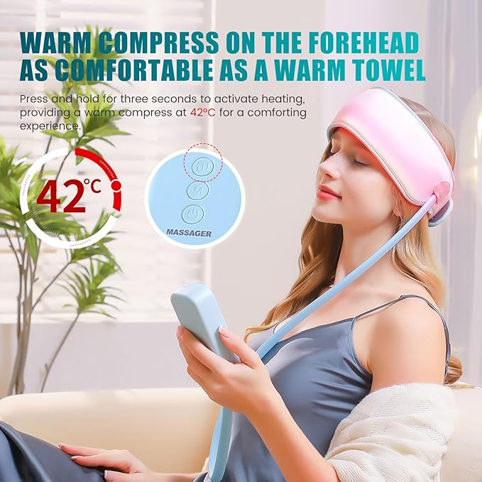 Head Massager Scalp,Rechargeable Massager for Head,Portable Electric Percussion for Deep Relaxation & Stress Relief,Great Gift for Mom and Grandma
