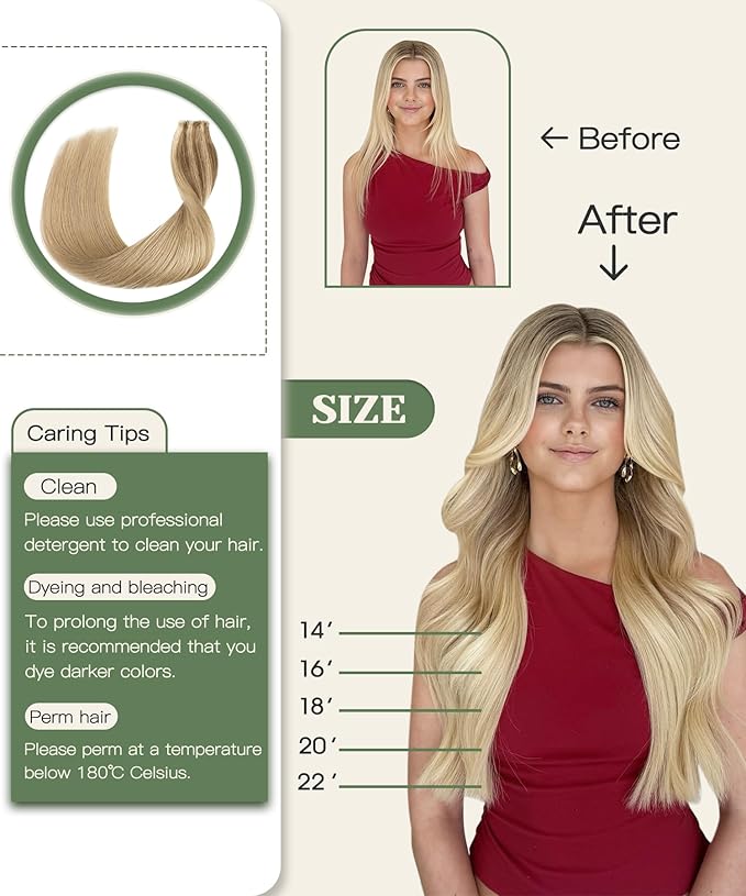 SURNEL Injected Tape in Hair Extensions Human 20Inch Golden Brown to Caramel Blonde Natural Real Hair Upgraded Seamless Remy Invisible Tape in Extensions 20Pcs 45g(#102727,20)