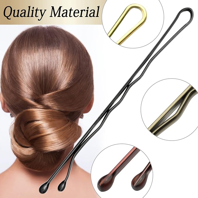 200PCS 2.4Inch Bobby Pins Multi color,Pain-Free Bobby Pins for All Hair Types,Hair Pins for Women Girls,Hairpins for Buns with Box(Multicolor)