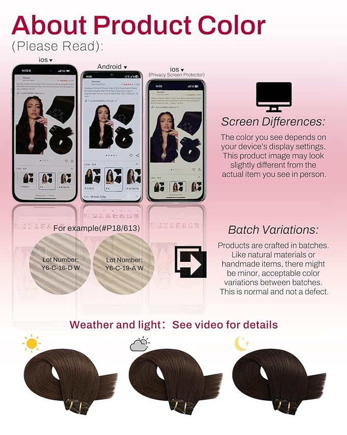 Moresoo Human Hair Clip in Extensions Medium Brown Double Weft Clip in Hair Extensions Human Hair Brown Remy Clip Hair Extensions Real Human Hair Full Head 7pcs/120g 22 Inch