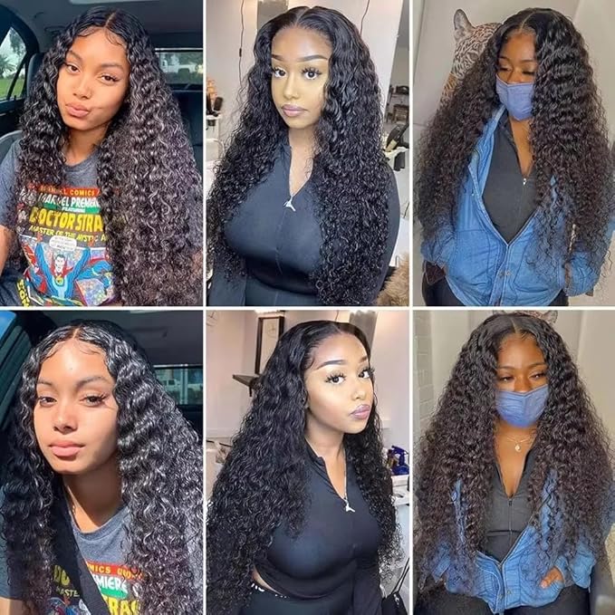 30 32 34 Inch Kinky Curly Bundles Human Hair Natural Black Bundles Niegmeag Virgin Remy Hair Extensions Double Weft Color 1B Kinky Curly Bundle