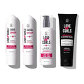 Love Ur Curls - Shampoo, Conditioner, Kinky-Coily All In One Styler to repair, define and hydrate hair and Irish Sea Moss Gel for touchable hold