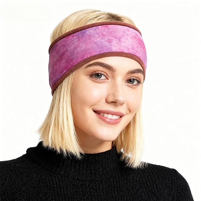 Winter Warmers Headbands for Women Men Soft Cold Weather Ear Headband Fleece Ear Muffs for Running Cycling Ski Hike