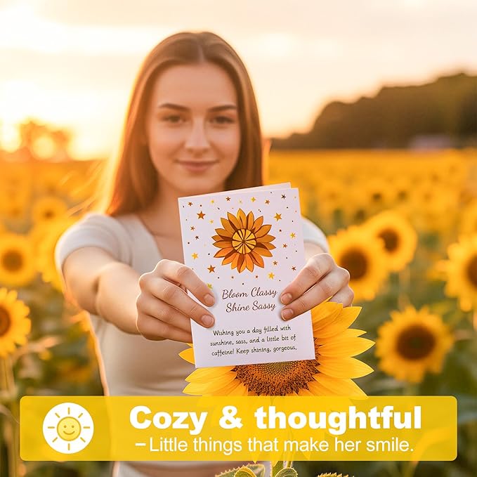 Christmas Sunflower Gift Set for Women - Birthday, Mother’s Day, Valentine's Day Gifts for Mom, Wife, Friends | Thoughtful Care Package - Cozy Blanket, Spa & Relaxation - Get Well Soon Baskets Gifts