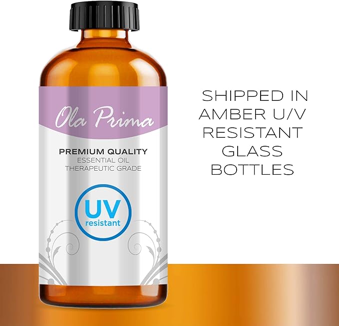 Ola Prima Bergamot Essential Oil for Aromatherapy - 8 Fluid Ounces