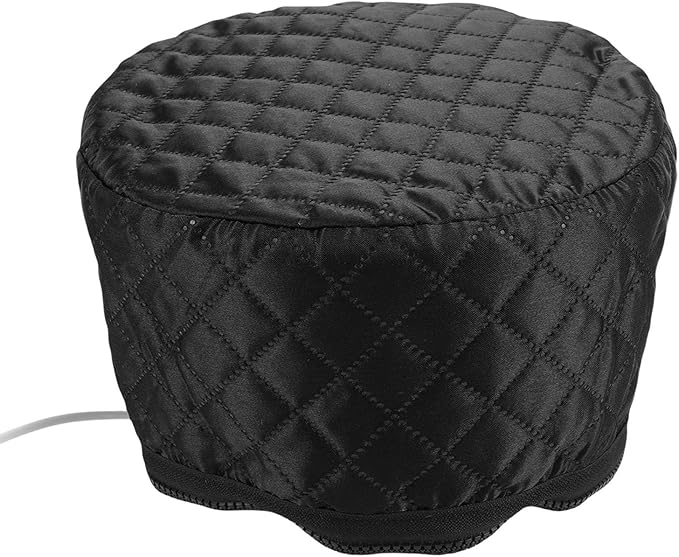 Yunir Heat Cap for Deep Conditioning,10 Level Heats Up Quickly 3 Time Settings Hair Steamer for Hair Home Use Thermal Steam Cap for Black Hair Portable Heating Caps (Black) (US Plug 110V)
