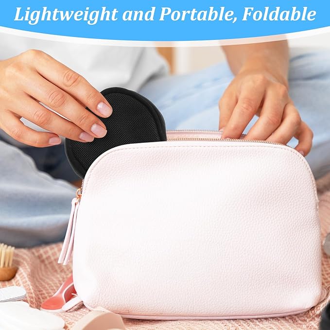 Hair Dryer Diffuser, Double-Layer Nylon Hair Dryer Sock Cover for Curly, Foldable Travel Diffuser Dryers Attachment, Soft, Heat-Resistant, Flexible, Reusable Diffusers Attachment