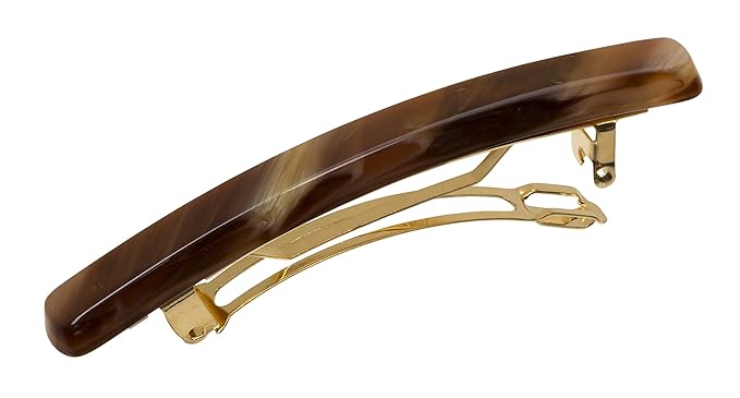 France Luxe Bennington Barrette - Caramel Horn