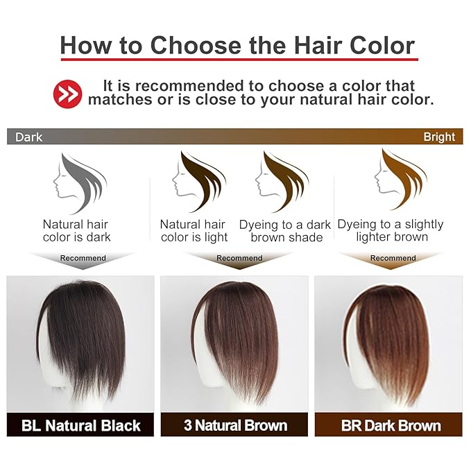 Real Human Hair Topper Double-Monofilament Top Hand-Tied Hair Pieces Mid Length for WomenThinning Hair BHADS812 (BL Natural Black × Hair Length:9.8"(25cm), Base Size:3.1"×4.7"(8cm×12cm))