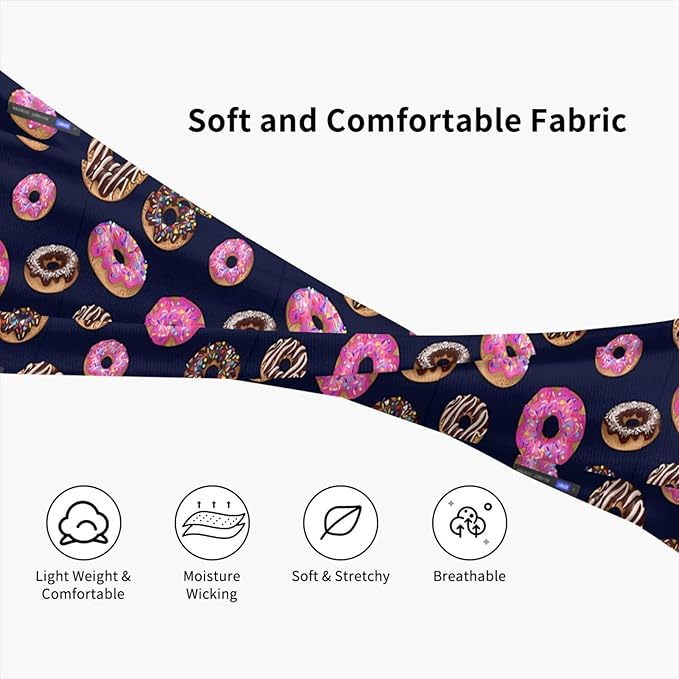 Sports Sweatband for Men and Women, Sweat-Absorbing Headbands for Moisture Wicking, Suitable for Fitness Running Cycling Hiking Yoga Football Exercise
