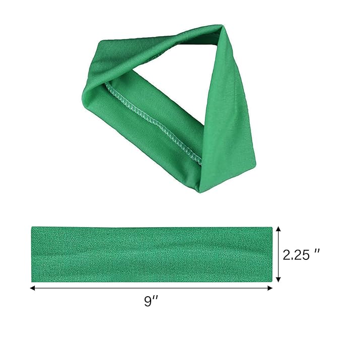 Hairband, 12 Colors Soft Elastic Hair Headband for Gym Exercise Sport Yoga, Casual Fashion Women Hair Accessories, Girl Women Head Bands, 12 Count