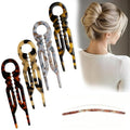 Prestige French Hair Pins - Serrated Anti-Slip Design, Curved Angle for Better Head Fit, New Elegant Hair Accessories for Women, Suitable for All Hair Types（4pcs）
