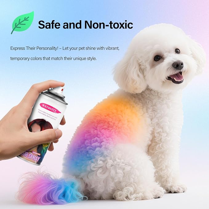 Temporary Hair Color For Kids Women Men, Washable Hair Dye Spray One-Day Hair Color Wax For Cosplay Party DIY, Christmas Party, Halloween Crazy Hair Day (Powder Blue, 4.06 oz)