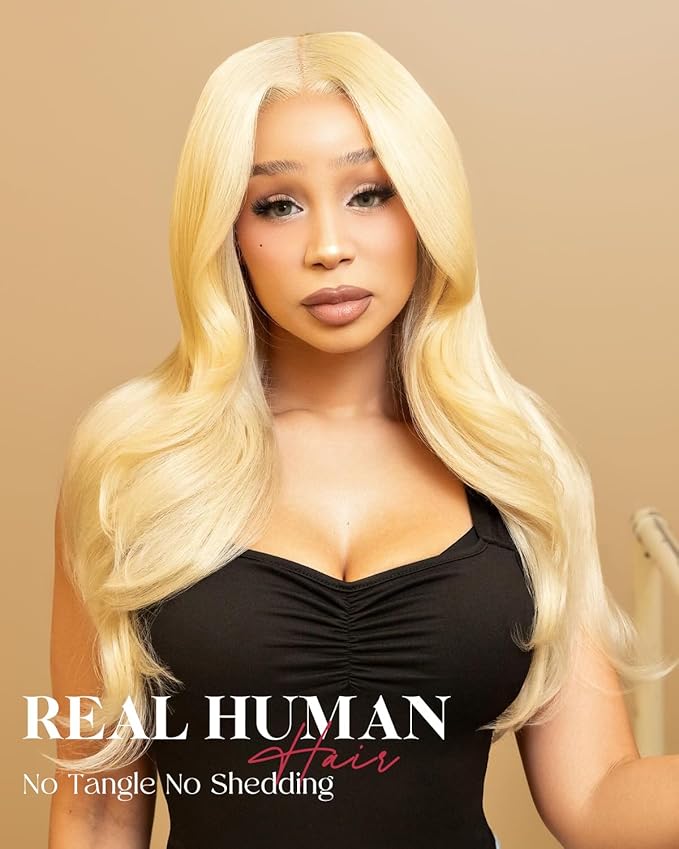 16 Inch Wear And Go Glueless 613 9x6 HD lace front wig Human Hair Pre Plucked Pre Cut For Beginners Human Hair 180% Density Body Wave Lace Front Wigs No Glue Pre Cut 3 Seconds To Wear Glueless Wig