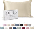 Bella Coterie Luxury Silk Pillowcase for Hair and Skin | 30 Momme | 100% Pure 6A Mulberry Silk | Super Soft | Perfectly Plush [King, Lemonade]