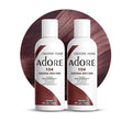 Adore Semi Permanent Hair Color (104 Sienna Brown) | Vegan & Cruelty-Free Brown Hair Dye | No Ammonia, No Peroxide, No Alcohol | 4 Fl Oz Each (Pack of 2)