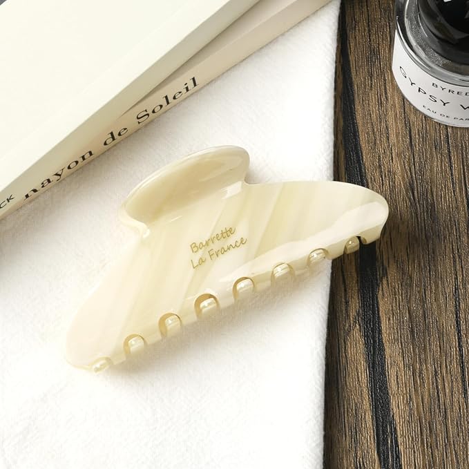 French Hair Clips Large Hair Claw Clips for Thick Hair Women Girls Tortoise Jaw Clips Strong Hold Durable French Banana Clip Accessories